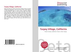 Tarpey Village, California的封面