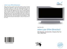 Bookcover of John Law (Film Director)