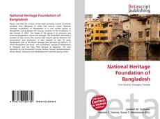 Bookcover of National Heritage Foundation of Bangladesh