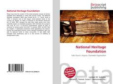 Bookcover of National Heritage Foundation