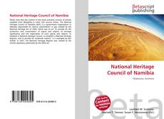 Bookcover of National Heritage Council of Namibia