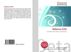 Bookcover of Rebecca Frith
