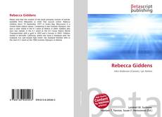 Buchcover von Rebecca Giddens