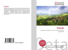 Bookcover of Carsan
