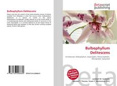 Bulbophyllum Delitescens kitap kapağı
