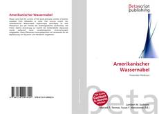 Amerikanischer Wassernabel kitap kapağı