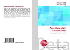 Обложка Amerikanischer Stelzenläufer