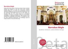 Bookcover of Barnabas Bögle