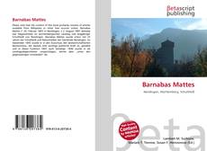 Bookcover of Barnabas Mattes
