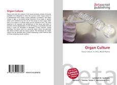 Capa do livro de Organ Culture 