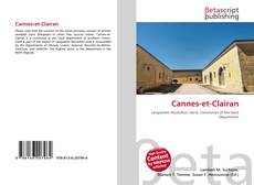 Cannes-et-Clairan kitap kapağı