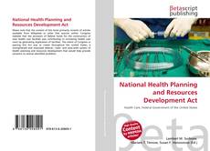 Bookcover of National Health Planning and Resources Development Act