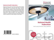 Bookcover of National Health Federation