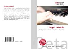 Buchcover von Organ Console