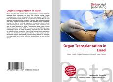 Organ Transplantation in Israel kitap kapağı