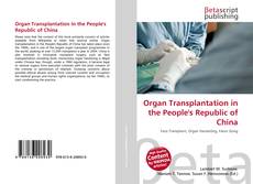 Buchcover von Organ Transplantation in the People's Republic of China