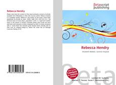 Rebecca Hendry kitap kapağı