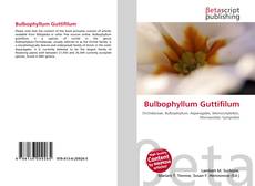 Capa do livro de Bulbophyllum Guttifilum 