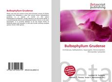 Buchcover von Bulbophyllum Grudense