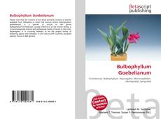 Buchcover von Bulbophyllum Goebelianum