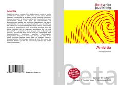 Amicitia kitap kapağı