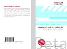 Capa do livro de National Hall of Records 