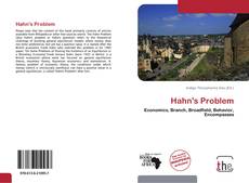 Capa do livro de Hahn's Problem 