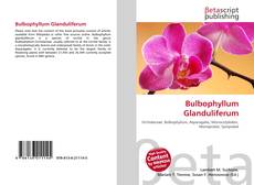 Copertina di Bulbophyllum Glanduliferum