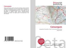 Buchcover von Caissargues