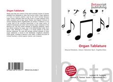 Couverture de Organ Tablature