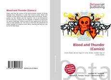 Couverture de Blood and Thunder (Comics)