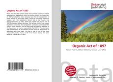 Couverture de Organic Act of 1897