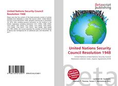 Couverture de United Nations Security Council Resolution 1948