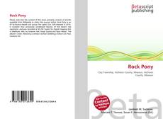 Capa do livro de Rock Pony 