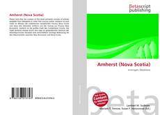 Couverture de Amherst (Nova Scotia)