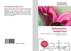 Couverture de Bulbophyllum Gadgarrense