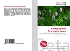 Bulbophyllum Fuscopurpureum的封面