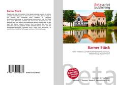 Couverture de Barner Stück