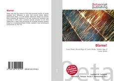Copertina di Blame!
