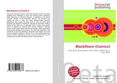 Copertina di Blackthorn (Comics)