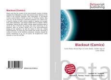 Capa do livro de Blackout (Comics) 