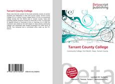 Обложка Tarrant County College
