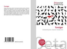 Portada del libro de Tarsiger