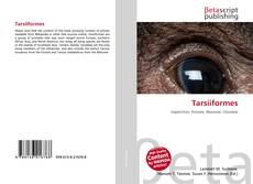Portada del libro de Tarsiiformes