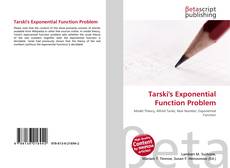 Capa do livro de Tarski's Exponential Function Problem 