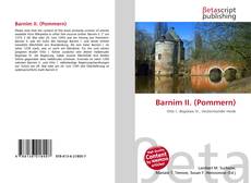 Barnim II. (Pommern) kitap kapağı