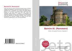Copertina di Barnim IX. (Pommern)