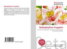 Buchcover von Bulbophyllum Frappieri