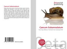 Portada del libro de Caecum Subannulatum