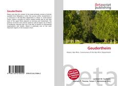 Capa do livro de Geudertheim 